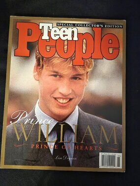 Teen People Prince William Prince of Hearts Magazine